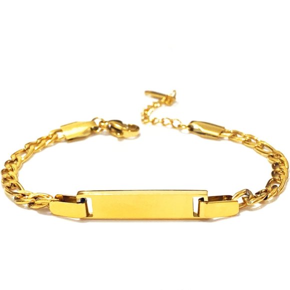 Engrave Custom Baby Bracelet Stainless Steel Birthday Name Personalized Gift - Picture 3 of 6